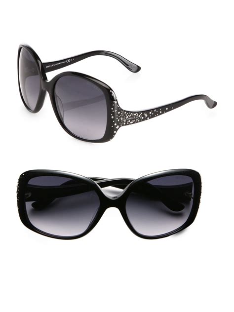 jimmy choo oversized sunglasses.